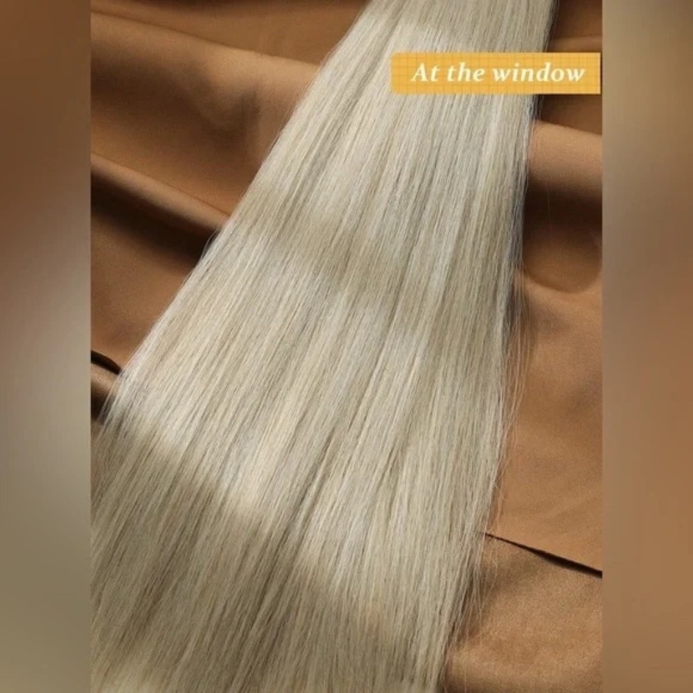 Clip in Hair Extensions Highlight 16 Clip 7 Pcs Light Blonde Straight Long Hair - Picture 4 of 8